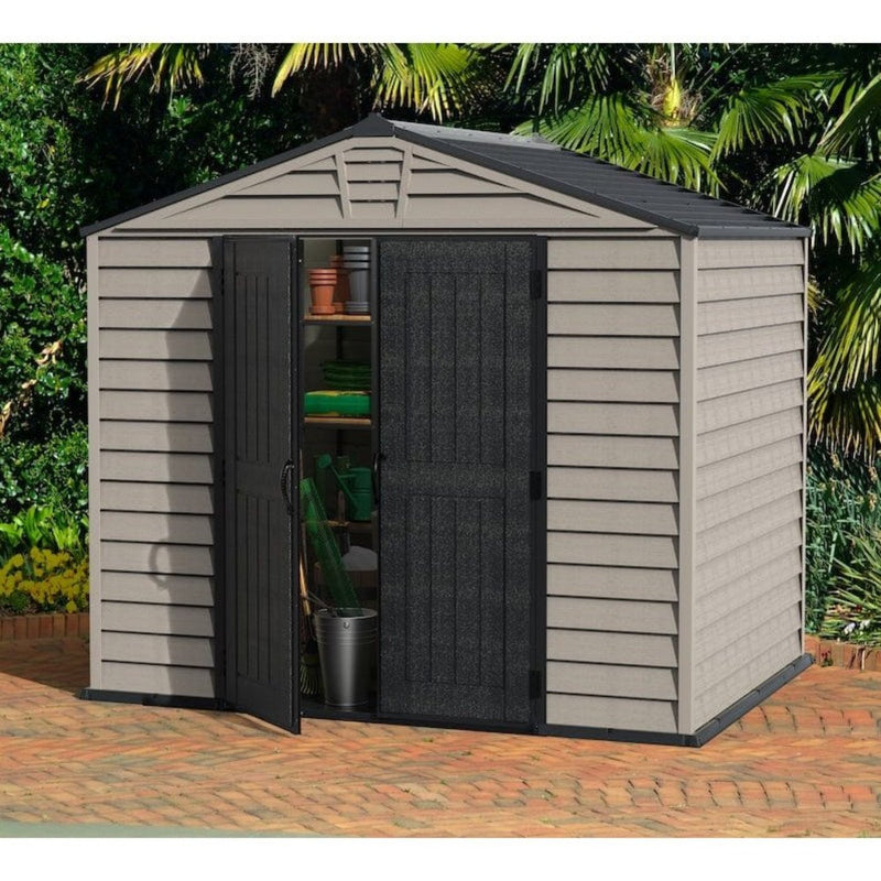 Duramax 10.5' x 8' Storemax Plus Vinyl Shed Kit with Floor 30225 - Backyard Provider