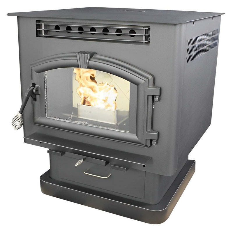 US Stove 6041HF Multi-Fuel Stove 2,000 sq. ft. Pellet Stove 60 lb. With Blower New