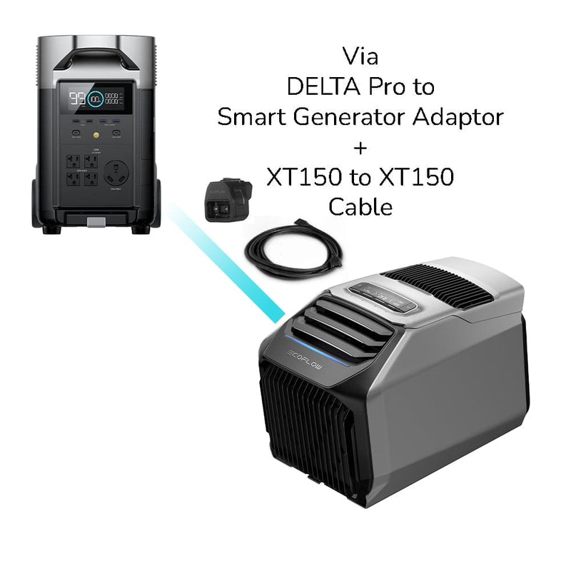 EcoFlow WAVE 2 Portable AC + DELTA Pro - ZYDKT210-US-DP