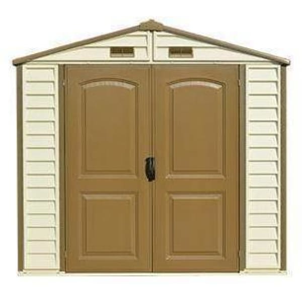 Duramax 8' x 6' StoreAll Vinyl Shed with Foundation 30115 - Backyard Provider