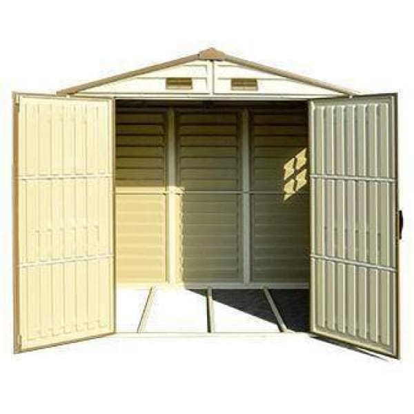 Duramax 8' x 6' StoreAll Vinyl Shed with Foundation 30115 - Backyard Provider