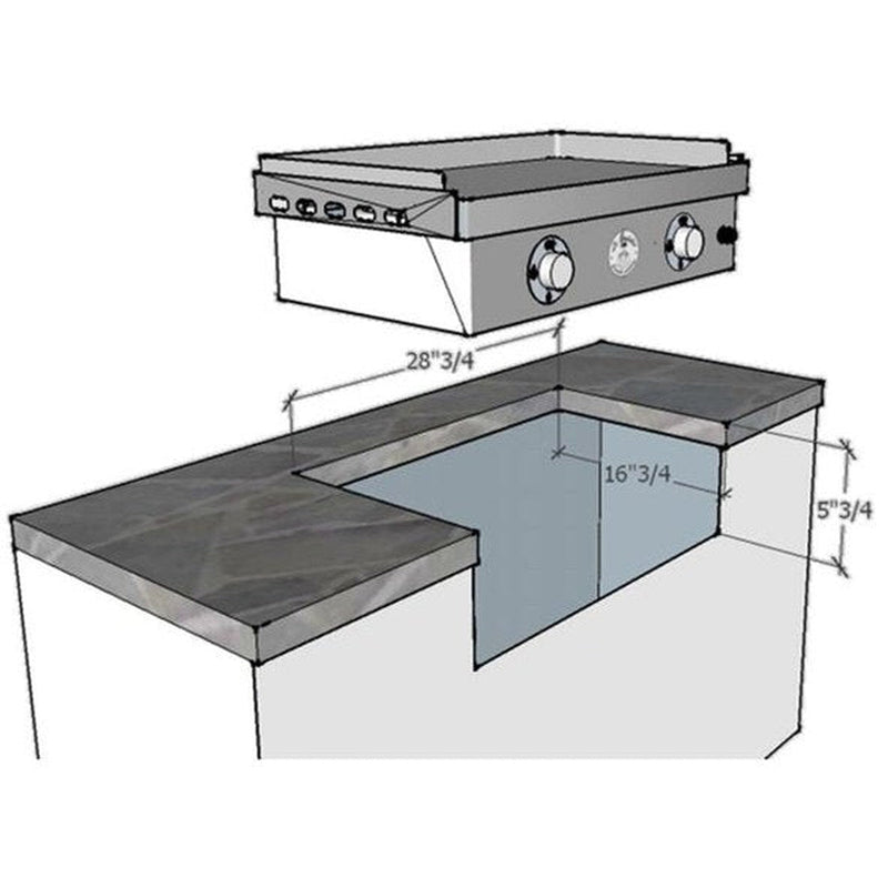 Le Griddle 30" 2 Burner Stainless Electric Griddle - GEE75