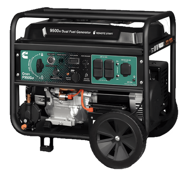 Cummins Onan P9500DF 7500W/9500W A058U967 Portable Dual Fuel Remote Start Generator New